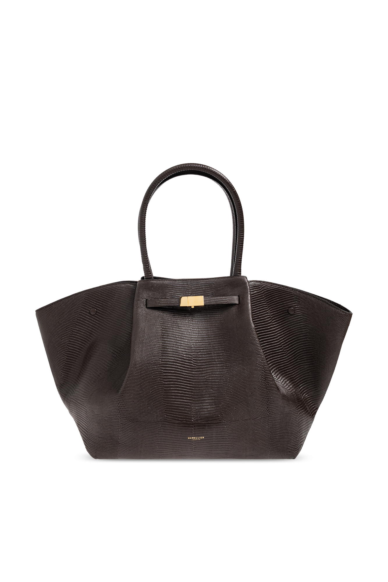 ★EMIS★ EMBOSSED BARREL BAGIVORY m1037_1334928 Brązowy Torba `New York` DeMellier - Vitkac Polska